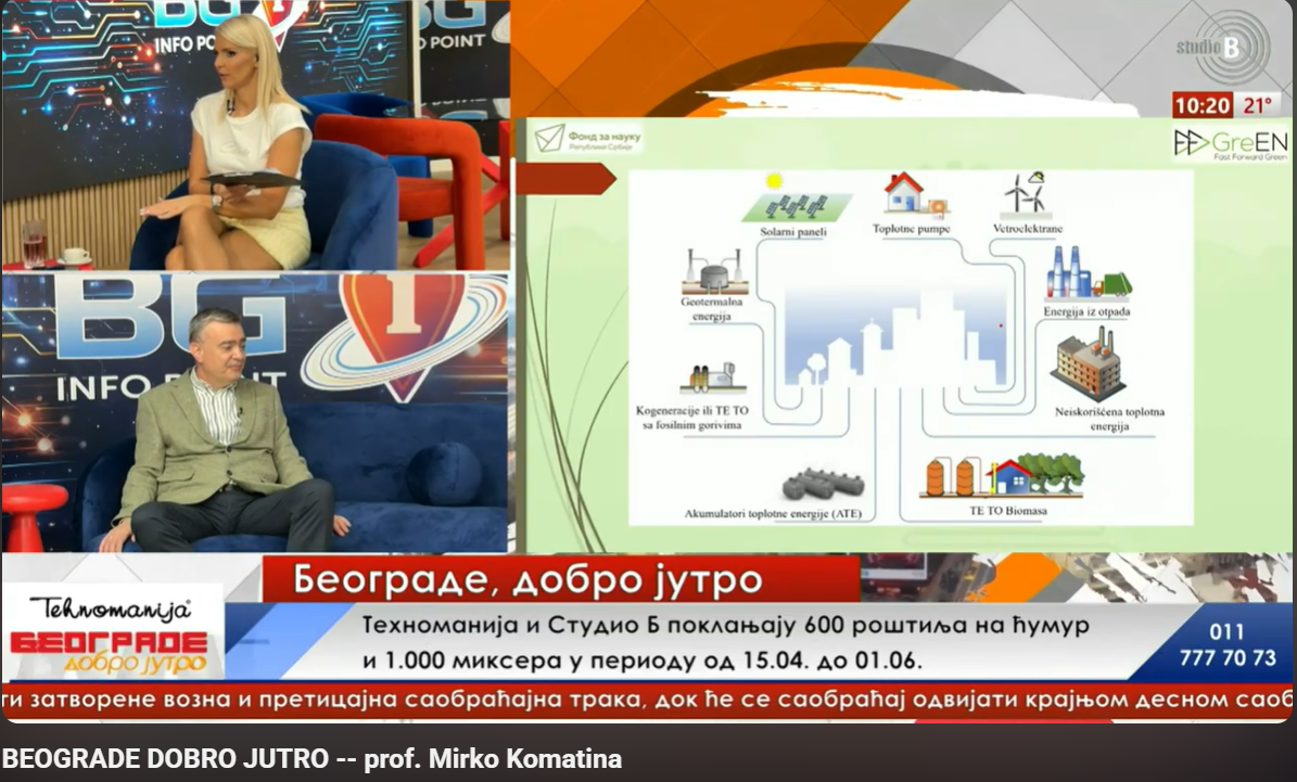 FFGreEN Project Featured on Television: Enhancing Household Energy Efficiency